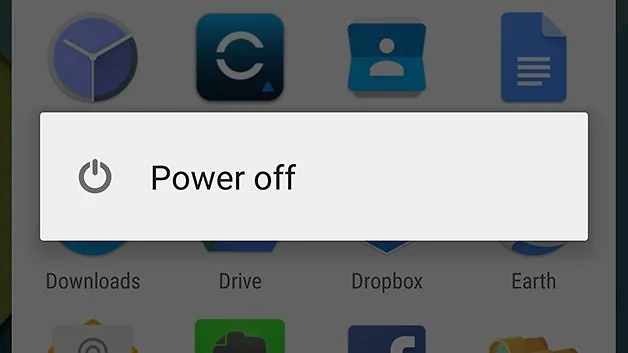 android kitkat power menu