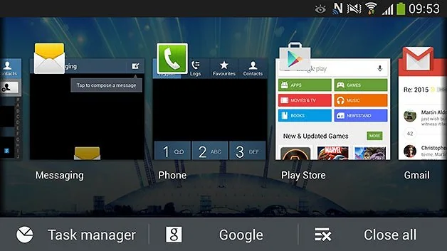 android multitasking, android kitkat