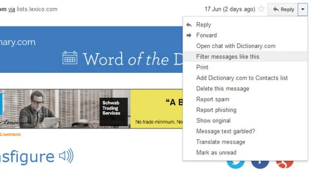 Create Gmail Filters As You Go For Inbox Nirvana Create Gmail Filters As You Go For Inbox Nirvana