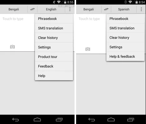 Google Translate 3.0.6/3.0.7 Improves UI, Adds Phonetic Input For Hindi And Other Indian Subcontinent Languages [APK Download]