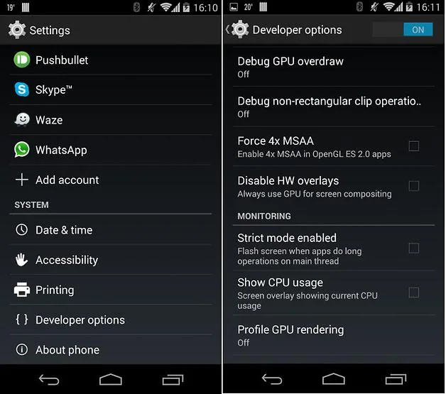 Hidden Android features in the Developer options: 5 ''secret'' tips