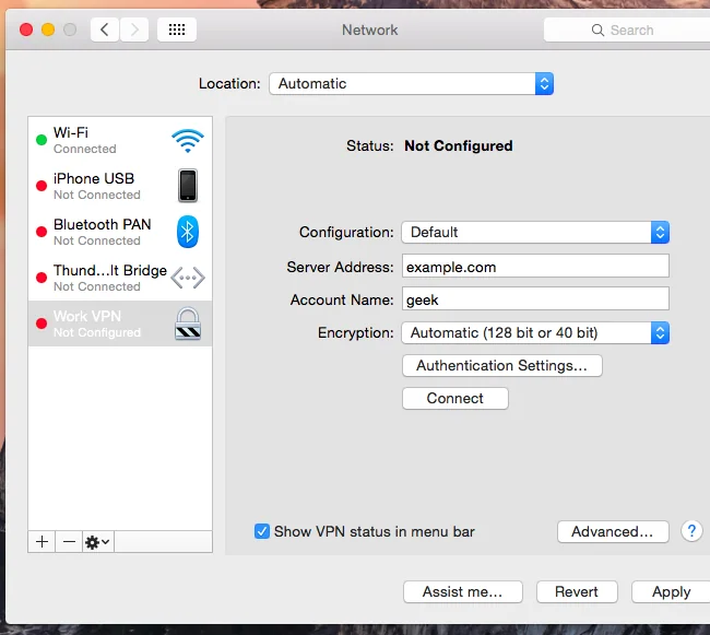 How to Connect Your Mac to Any VPN