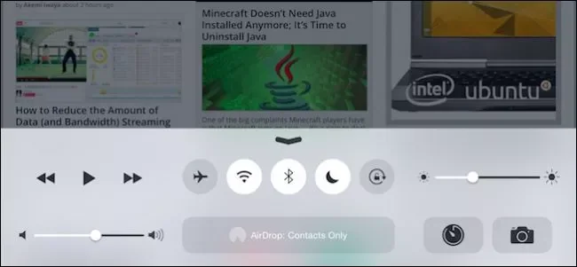 How to Disable the iOS Control Center While Using Apps