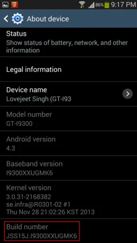How to Enable the Developer Options on Android 4.2 or more gadgets