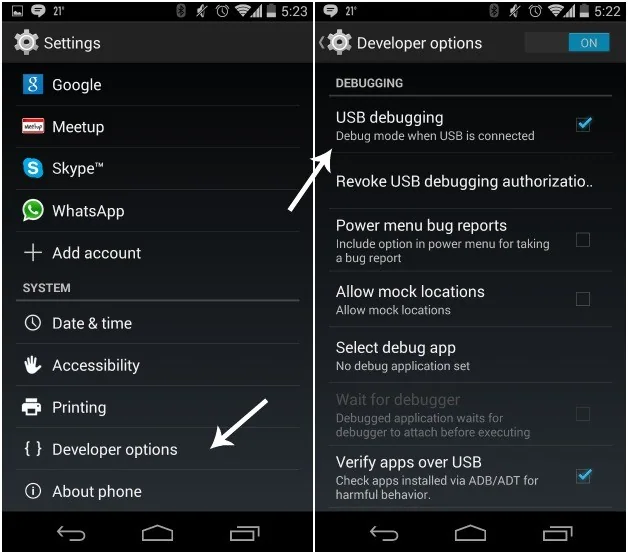How to enable USB debugging on any Android device
