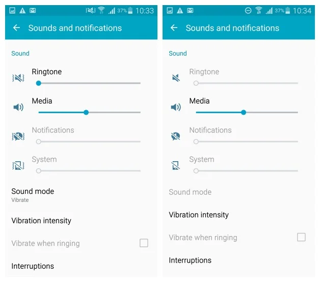 How to get silent mode on Galaxy Note 4, Note 3 and S4 with Lollipop