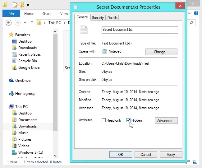 How to Hide Files and Folders on Every Operating System