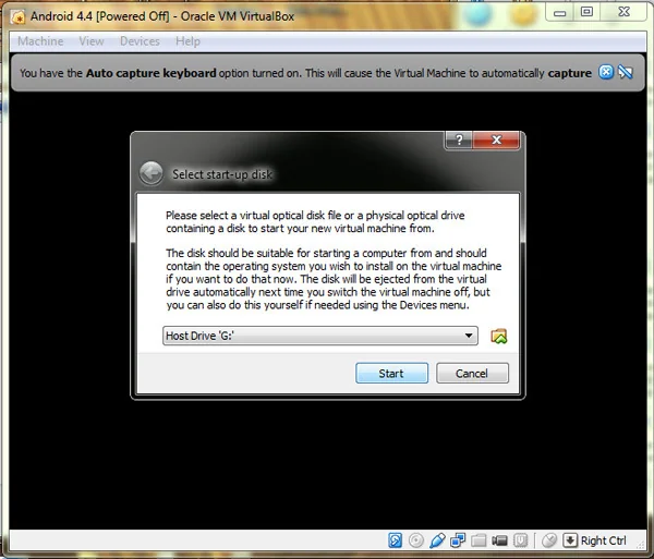 How to Run Android 4.4 KitKat on Windows using VirtualBox