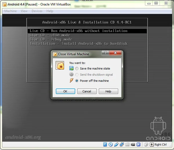 How to Run Android 4.4 KitKat on Windows using VirtualBox