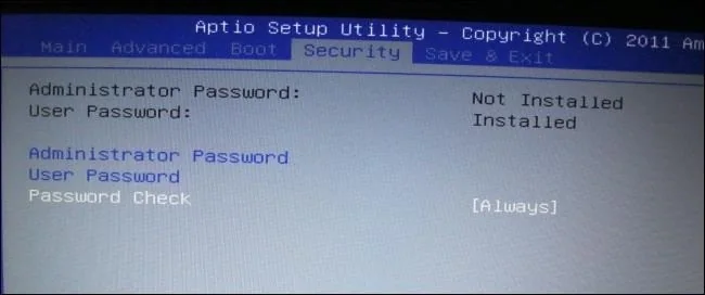 How to Secure Your Computer With a BIOS or UEFI Password