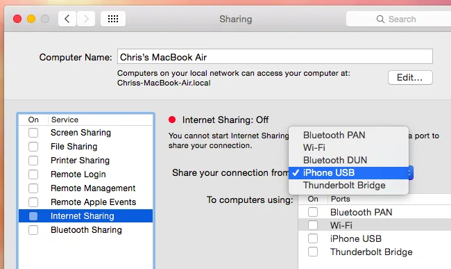 How to Turn Your Mac Into a Wi-Fi Hotspot