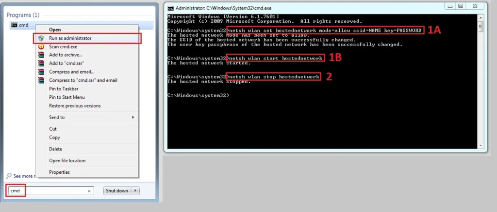 HOW TO USE LAPTOP AS WIFI HOTSPOT