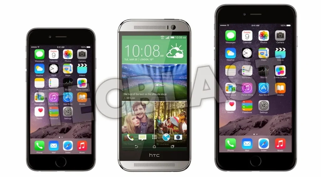 HTC One M9 vs iPhone 6 comparison HTC One M9 vs iPhone 6 comparison