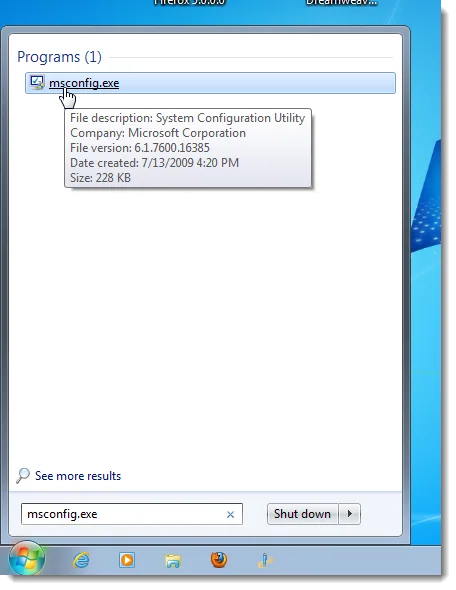 Instructions to Disable Startup Programs in Windows
