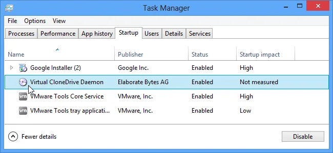 Instructions to Disable Startup Programs in Windows
