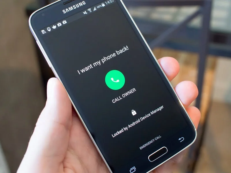 Locate your Missing Android Device with Google Search Incoming call screen on an Android phone