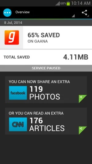 Reduce your Mobile Internet Data usage on Android with Onavo