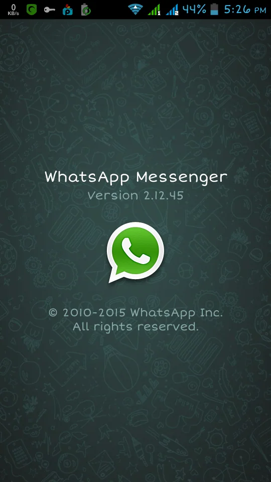 WhatsApp Google Drive chat backup settings displayed on a phone
